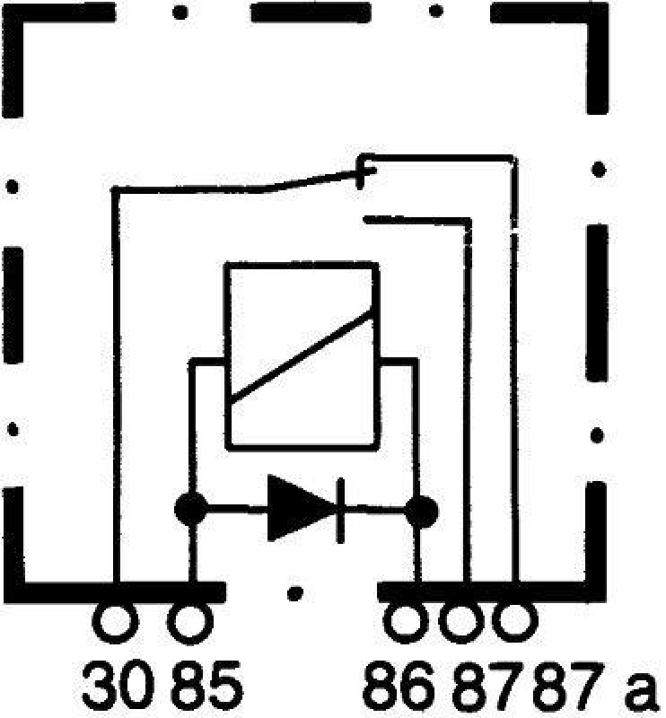 HELLA 4RD933332-021 Relais Arbeitsstrom