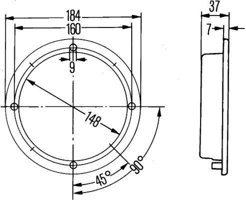 HELLA 2JA 005 590-001 Innenraumleuchte Einbau