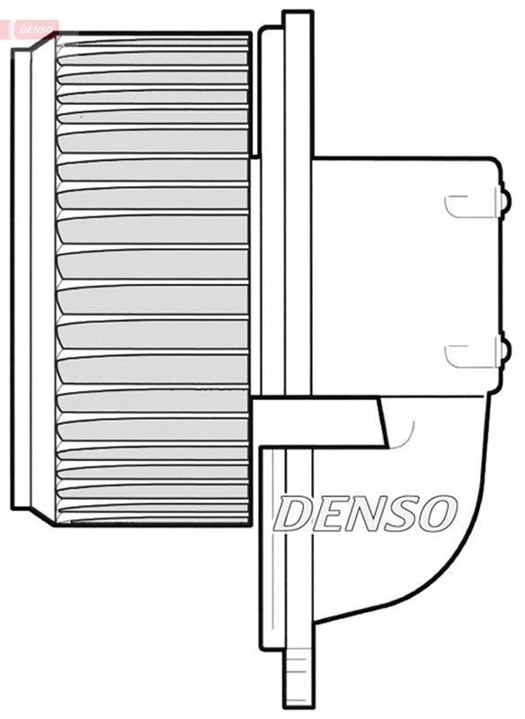 DENSO DEA09022 Innenraumgebläse FIAT DUCATO Platform/Chassis (244) 2.8 JTD (2002 - 2006)