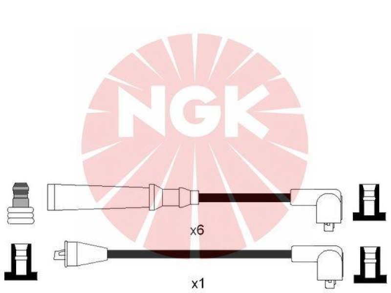 NGK 5764 Zündleitungssatz RC-NE29 |Zündkabel