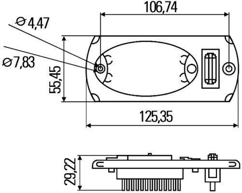 HELLA 2JA 343 570-141 Innenraumleuchte 24 V