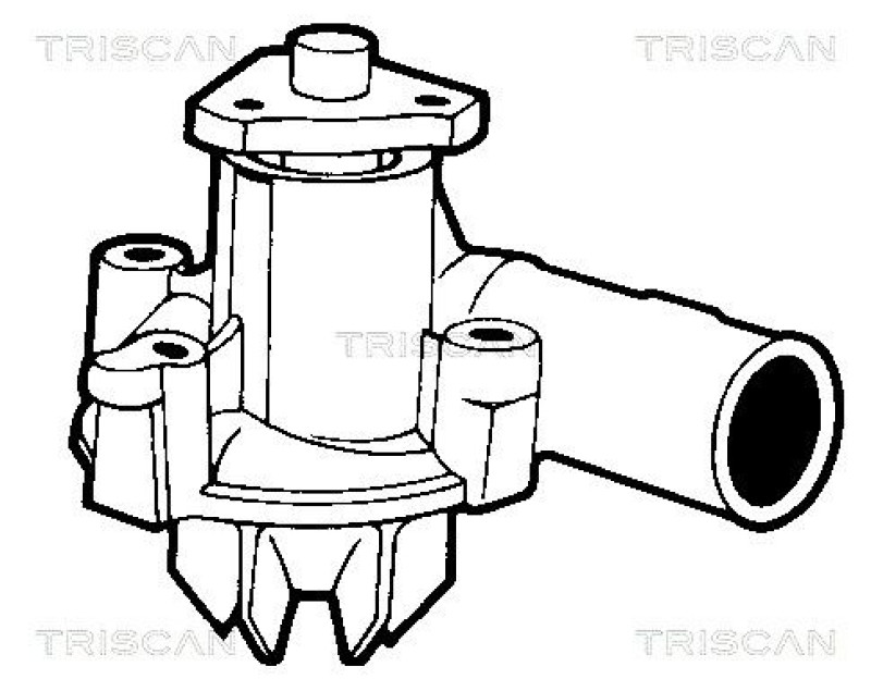 TRISCAN 8600 10730 Wasserpumpe für Talbot 1100/1307/1308/Hori