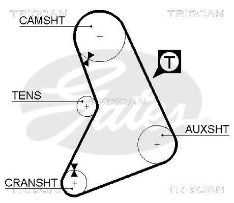 TRISCAN 8645 5069 Zahnriemen für Ford