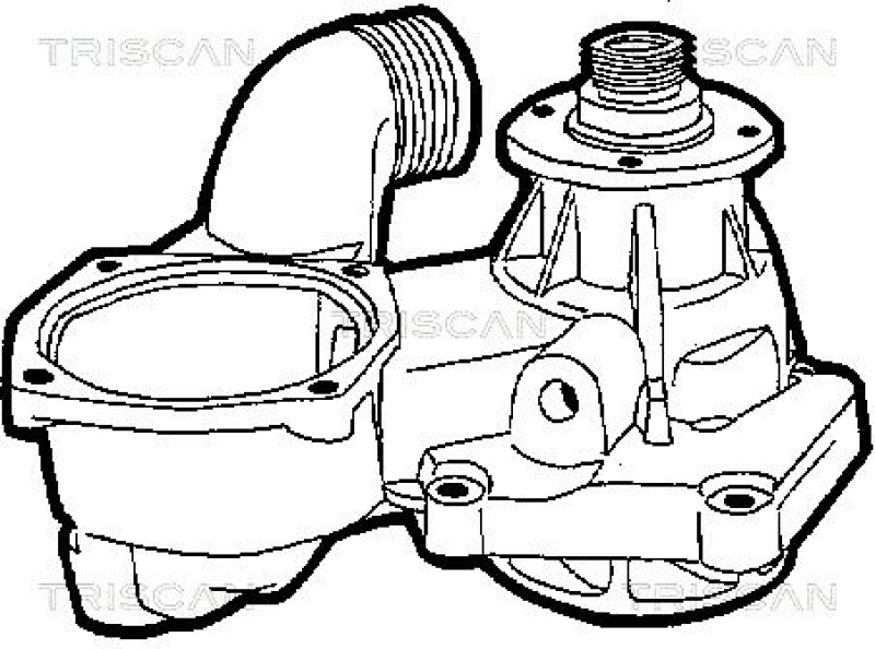 TRISCAN 8600 11005 Wasserpumpe für Bmw 730I, 750I