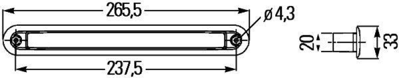 HELLA 2JA 959 073-001 Innenraumleuchte 12 V