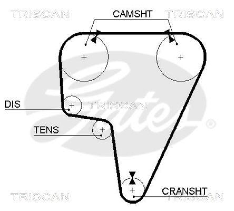 TRISCAN 8645 5125 Zahnriemen für Alfa Romeo