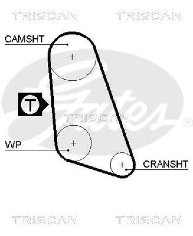 TRISCAN 8645 5135 Zahnriemen für Vw Polo Diesel