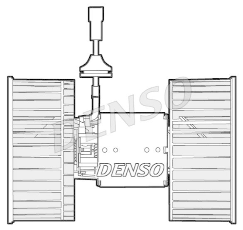 DENSO DEA12001 Innenraumgebläse IVECO CV STRALIS (02- ) KIT fans Automatic 24V