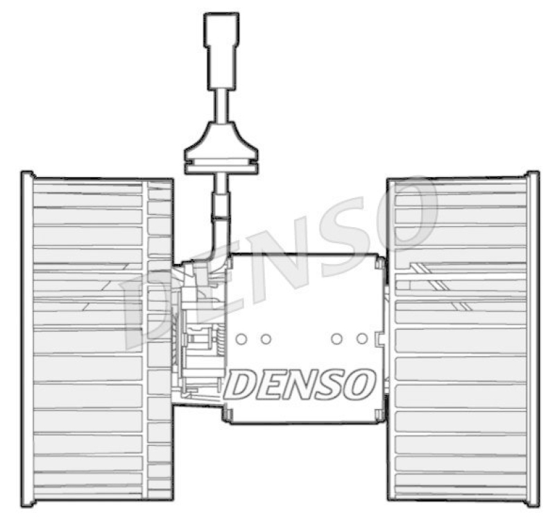 DENSO DEA12002 Innenraumgebläse IVECO Stralis KIT fans Manual 24V