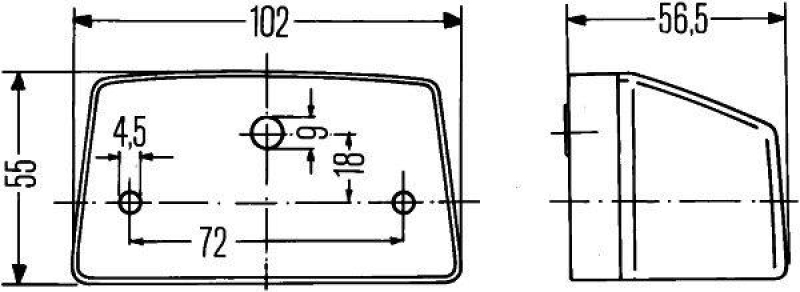 HELLA 2KA 003 389-087 Kennzeichenleuchte P21W