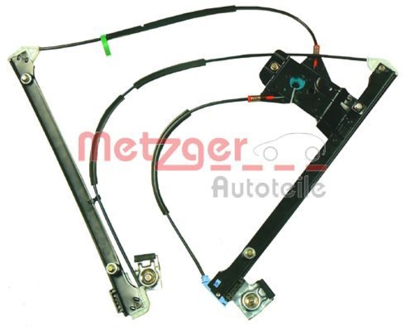 METZGER 2160048 Fensterheber Ohne Motor für VW vorne links