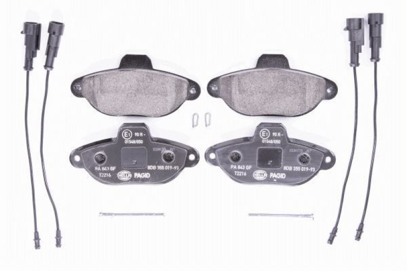 HELLA 8DB 355 019-931 Bremsbelagsatz Scheibenbremse