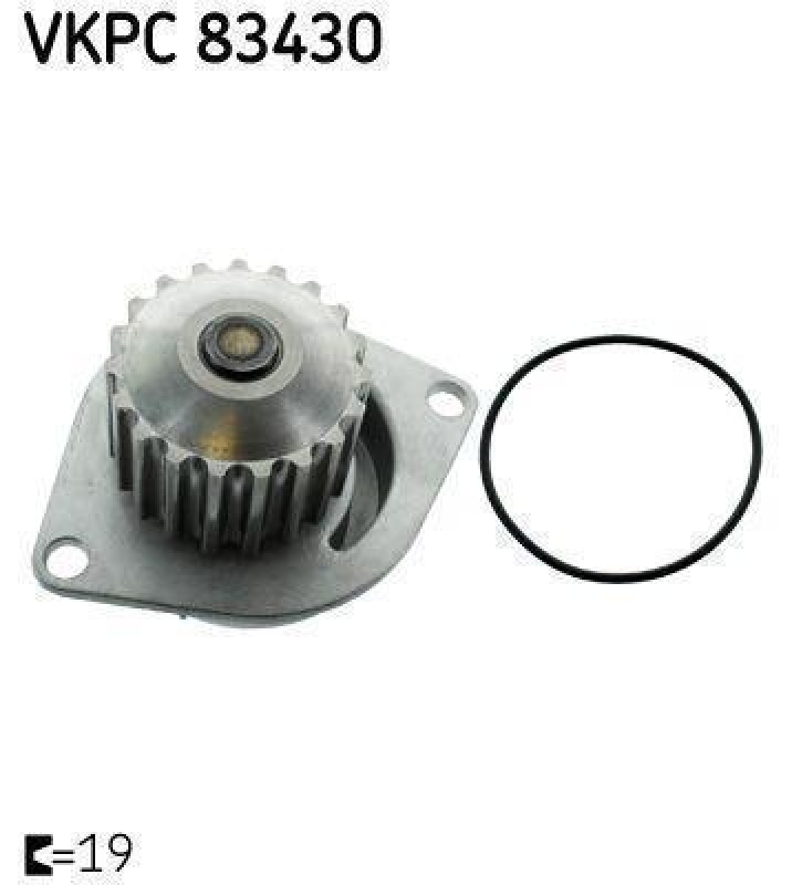 SKF VKPC 83430 Wasserpumpe