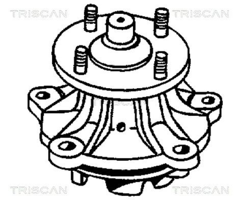 TRISCAN 8600 13005 Wasserpumpe für Toyota Landcruiser 4.0 D/T