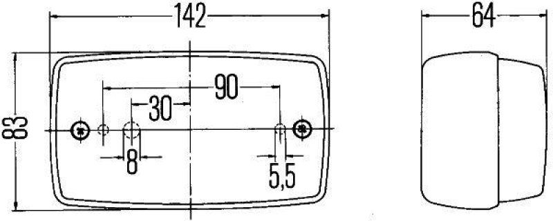 HELLA 2NE 002 589-047 Nebelschlussleuchte P21W