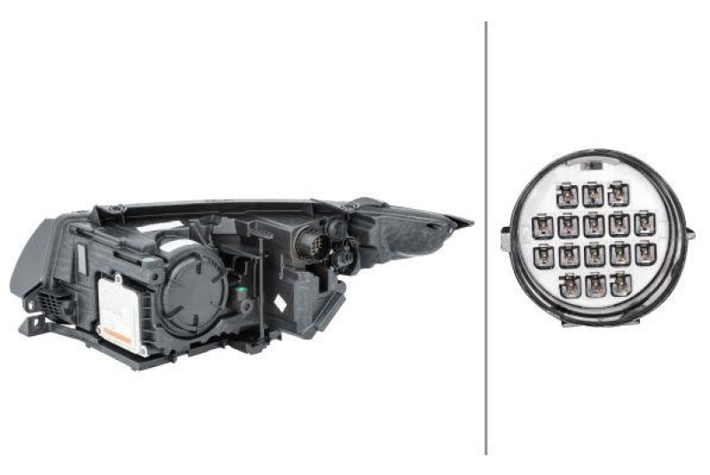 HELLA 1LL 354 806-081 Hauptscheinwerfer, rechts für LANDROVER RANGE R. EVOQUE