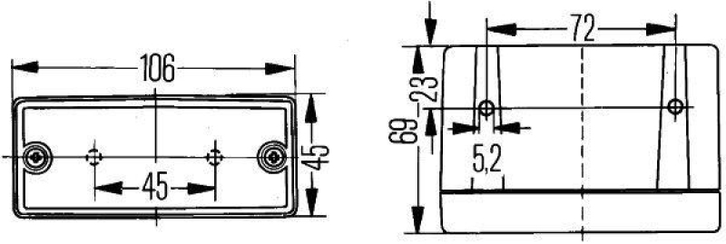 HELLA 2NE 006 609-007 Nebelschlussleuchte P21W