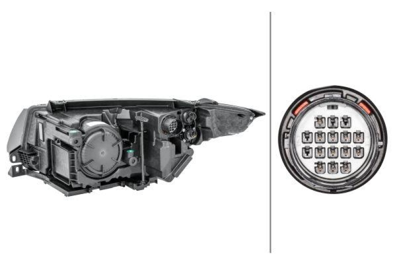 HELLA 1LL 354 806-121 Hauptscheinwerfer, rechts für LANDROVER RANGE R. EVOQUE