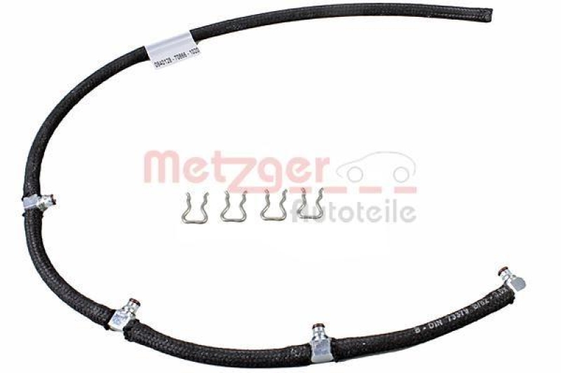 METZGER 0840128 Schlauch, Leckkraftstoff für MB