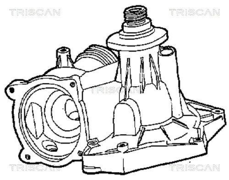 TRISCAN 8600 11008 Wasserpumpe für Bmw 530/540I V8, 740I/840I