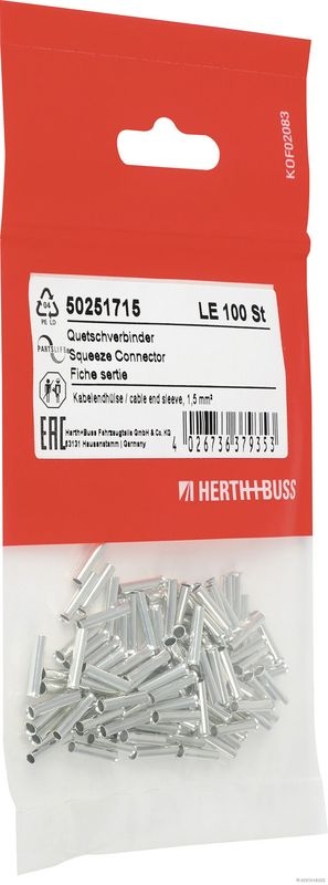 HERTH+BUSS ELPARTS 50251715 Quetschverbinder