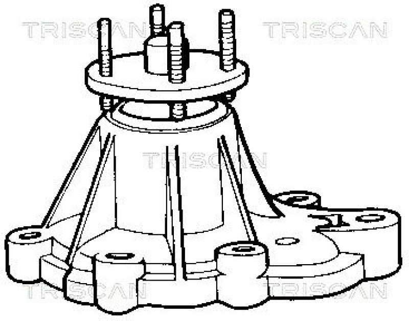 TRISCAN 8600 13863 Wasserpumpe für Toyota Hi-Ace/Hi-Lux