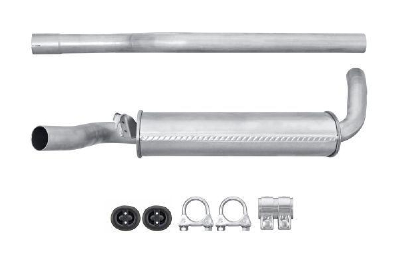 HELLA 8LC 366 023-141 Mittelschalldämpfer AUDI