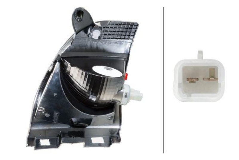 HELLA 2NR 009 774-101 Heckleuchte rechts Halogen PEUGEOT