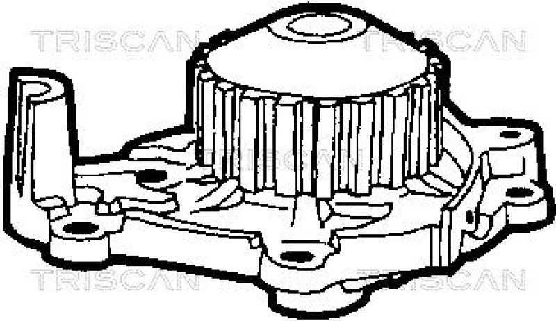 TRISCAN 8600 14850 Wasserpumpe für Nissan Micra K10, Yk10