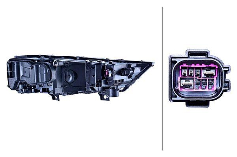 HELLA 1EX 354 881-011 Heckscheinwerfer links Hybrid AUDI