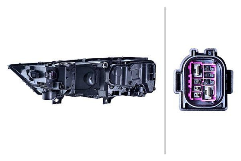 HELLA 1EX 354 881-021 Heckscheinwerfer rechts Hybrid AUDI