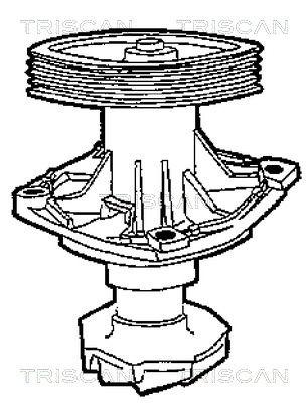 TRISCAN 8600 15010 Wasserpumpe für Fiat