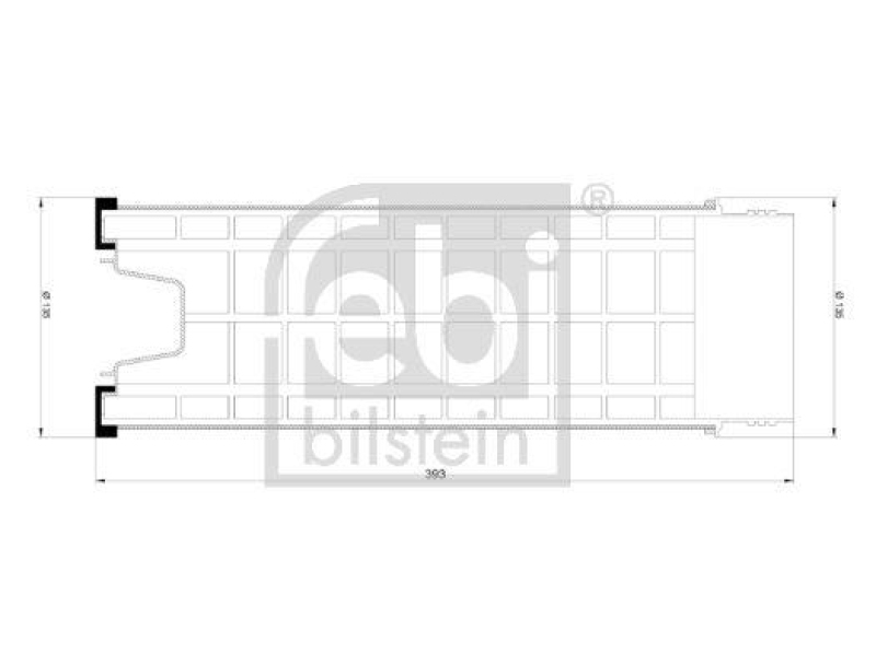 FEBI BILSTEIN 172451 Luftfilter mit Dichtung für M A N