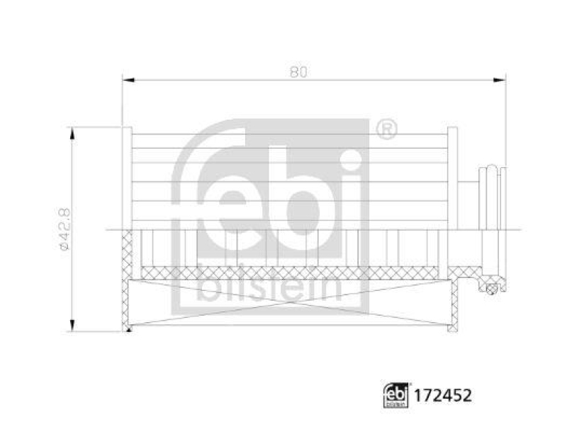 FEBI BILSTEIN 172452 AdBlue® Harnstofffilter für Mercedes-Benz