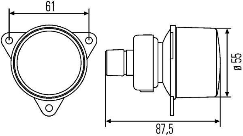 HELLA 2PF 008 221-017 Begrenzungsleuchte R5W