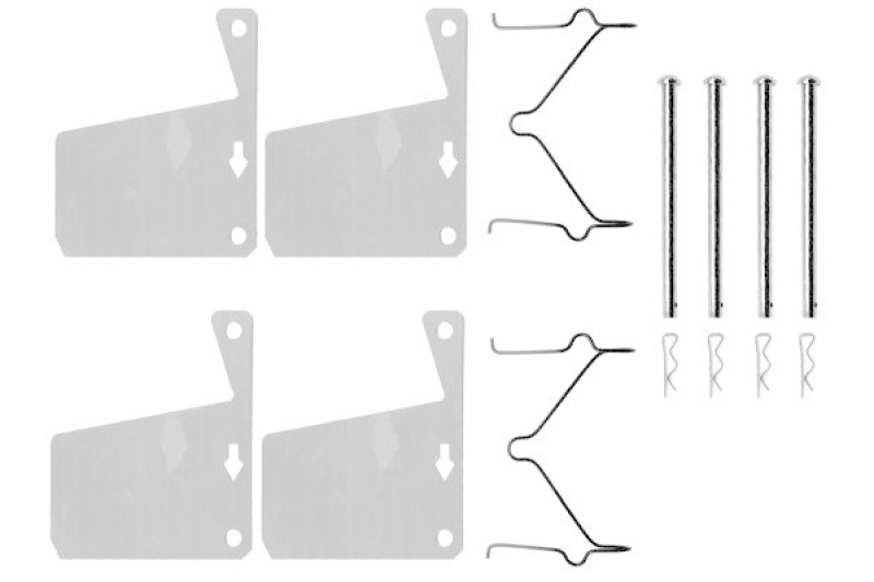 BOSCH 1 987 474 071 Zubehörsatz Scheibenbremsbelag