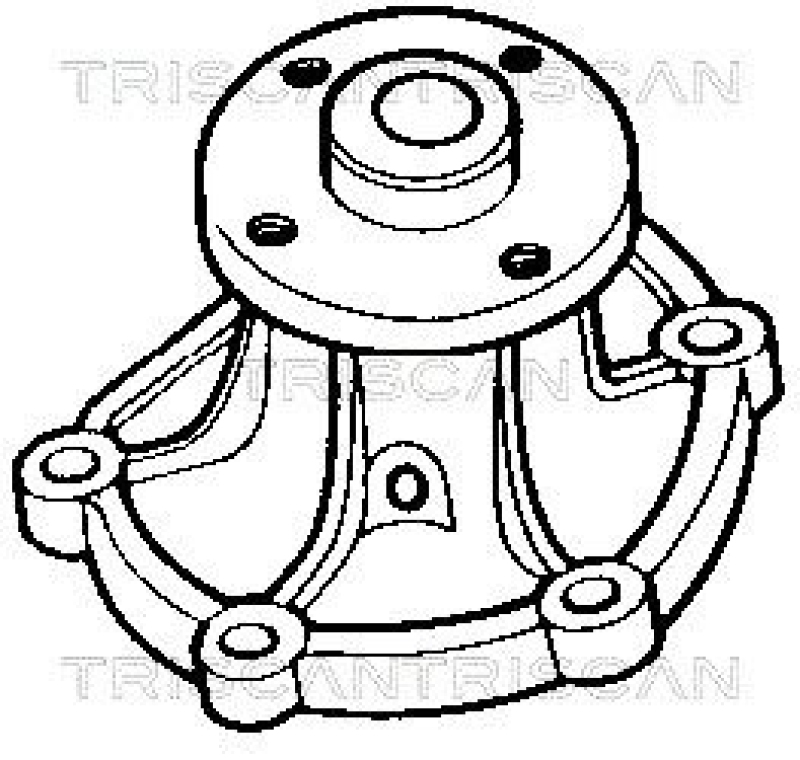 TRISCAN 8600 13865 Wasserpumpe für Toyota:Starlet/Corolla Ep7