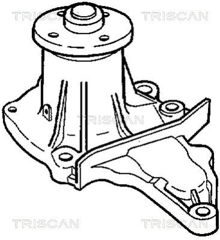 TRISCAN 8600 13932 Wasserpumpe für Toyota Corolla 1.6 Ae92