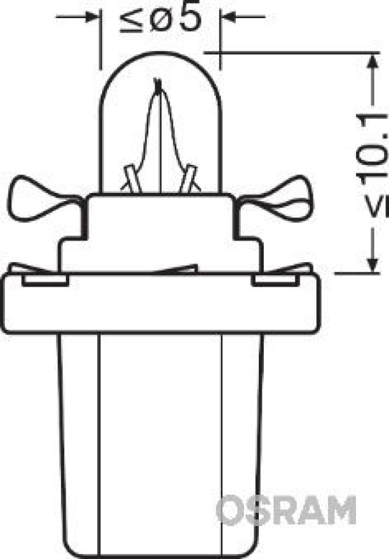 OSRAM 2721MF Glühbirne Innenraumleuchte 12W