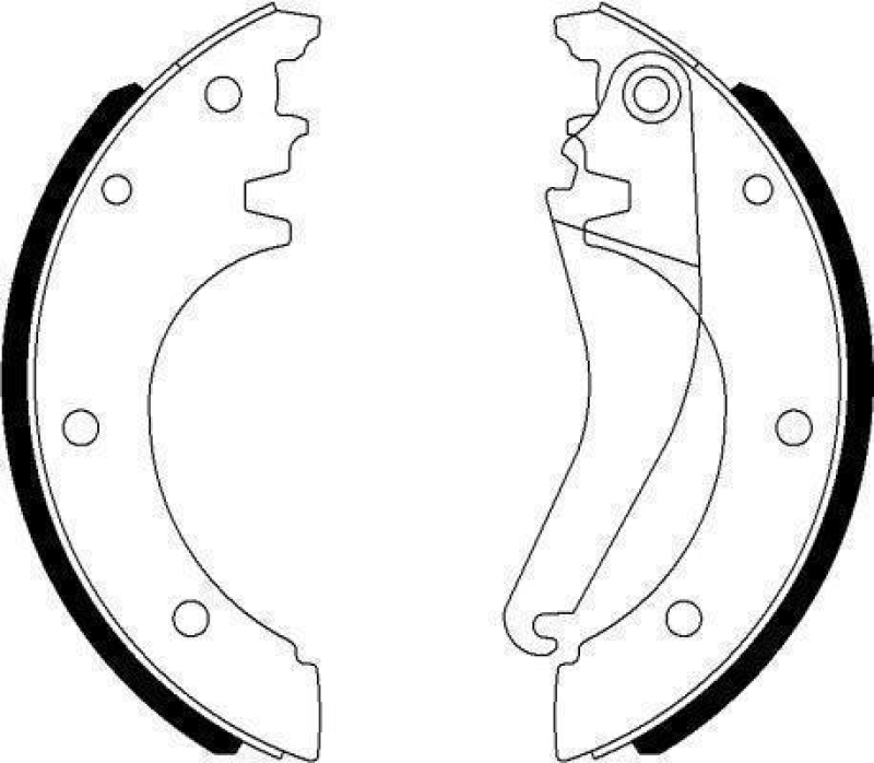 HELLA 8DB 355 022-081 Bremsbackensatz H1764