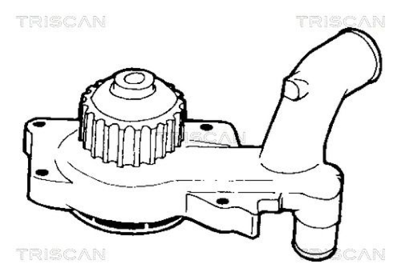 TRISCAN 8600 16068 Wasserpumpe für Ford: Escort,Orion,Cvh.