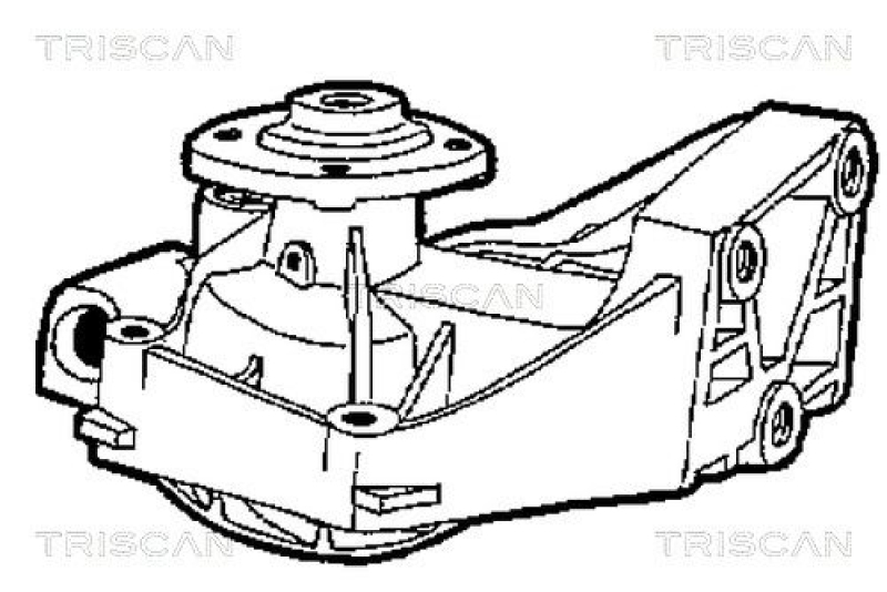 TRISCAN 8600 15017 Wasserpumpe für Fiat Ducato 14, 18