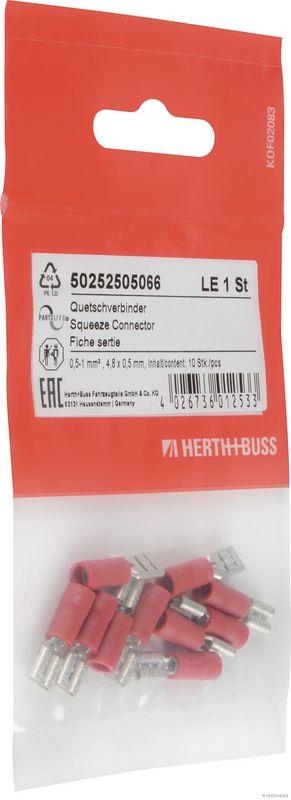 HERTH+BUSS ELPARTS 50252505066 Quetschverbinder