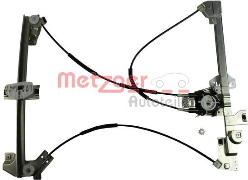 METZGER 2160288 Fensterheber Ohne Motor für CITROEN/PEUGEOT vorne rechts