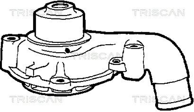 TRISCAN 8600 16899 Wasserpumpe für Ford Escort, Fiesta, Orion