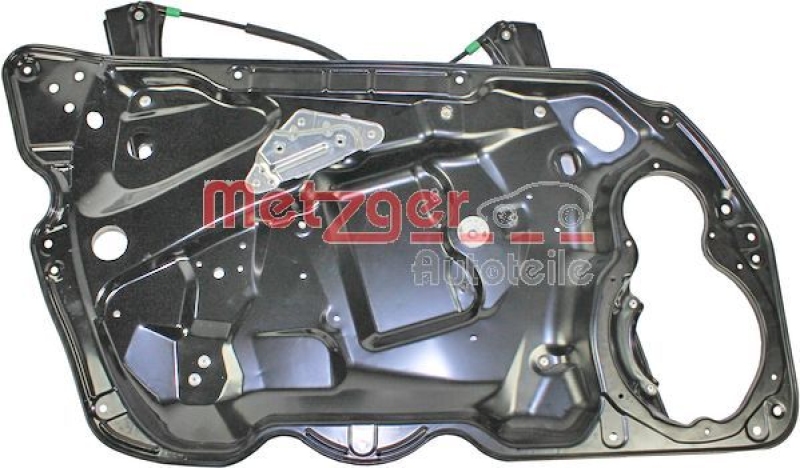 METZGER 2160297 Fensterheber Ohne Motor Mit Platte für VW vorne links