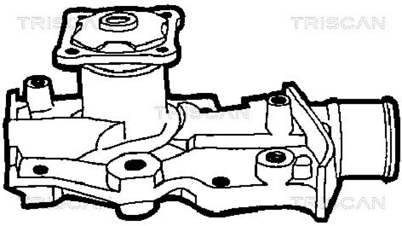 TRISCAN 8600 16977 Wasserpumpe für Ford Fiesta, Escort, 1.8 Z