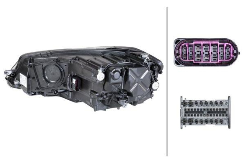 HELLA 1LX 013 924-321 Heckscheinwerfer rechts LED VW