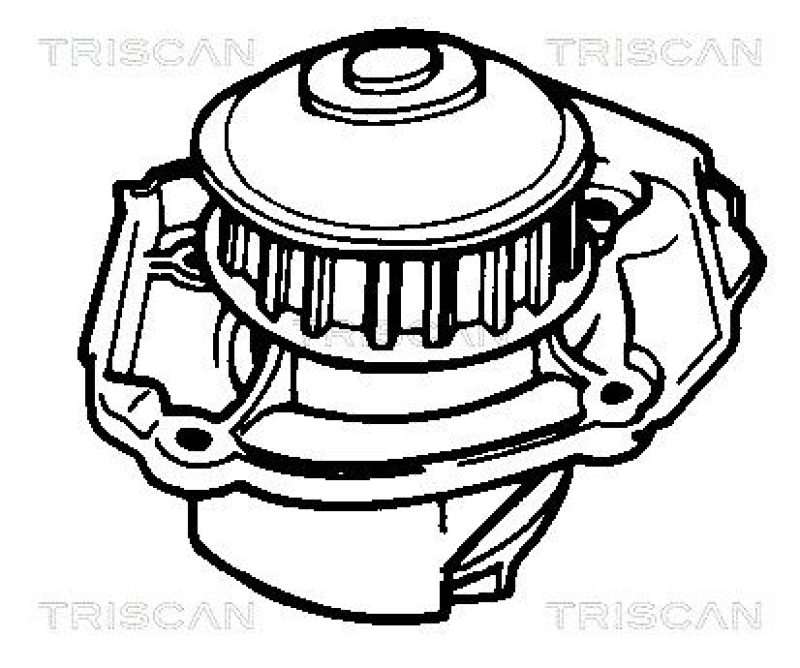 TRISCAN 8600 15811 Wasserpumpe, - Silikon Dichtung für Fiat Panda, Punto, Uno