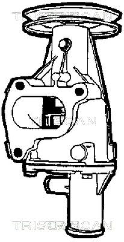 TRISCAN 8600 15969 Wasserpumpe für Fiat Cinquecento, Panda 0.